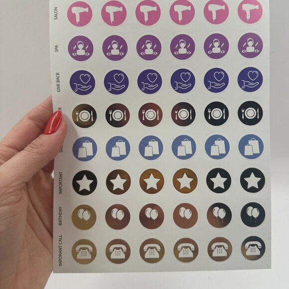 Today Hardcover 2025 Spiral Bound Undated Task Planner Notebook With Stickers - Picture 13 of 13